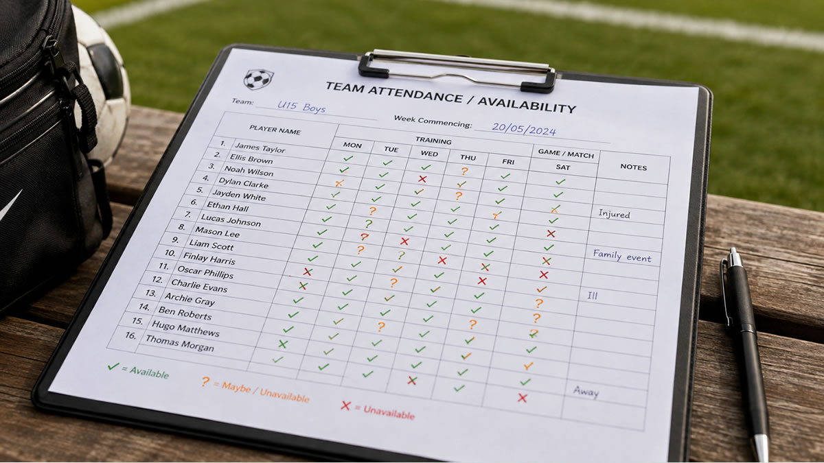 Pitch1 football team availability checker